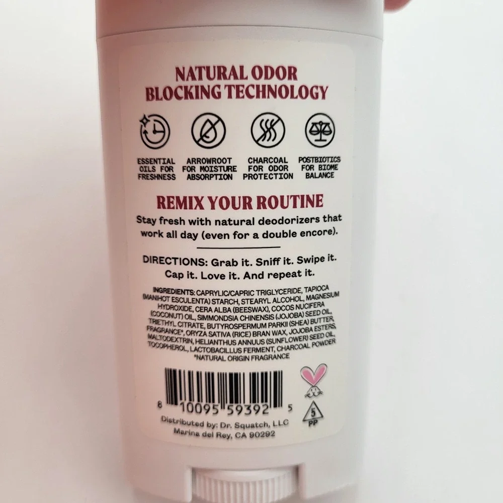 Set of 2 Jukebox Rose‎ Hips Don't Lie Aluminum Free Womens Deodorant 2.65oz